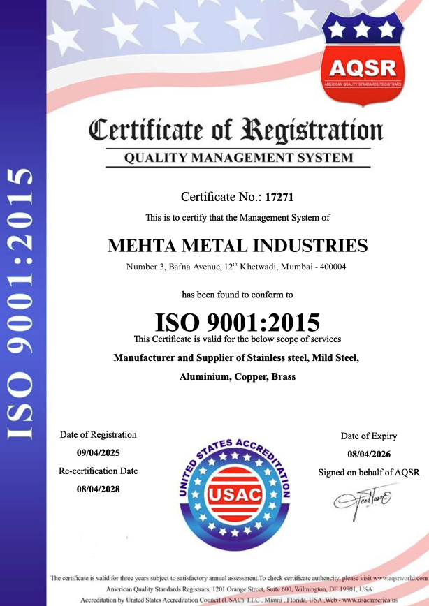 ISO 14001:2015 Certificate